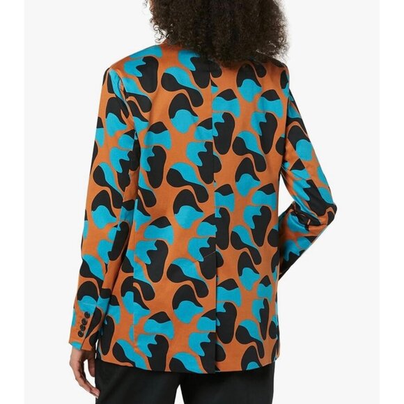 Terea Women's Catalina Blazer Adobe Cell Print size XXL NWT - Picture 3 of 8